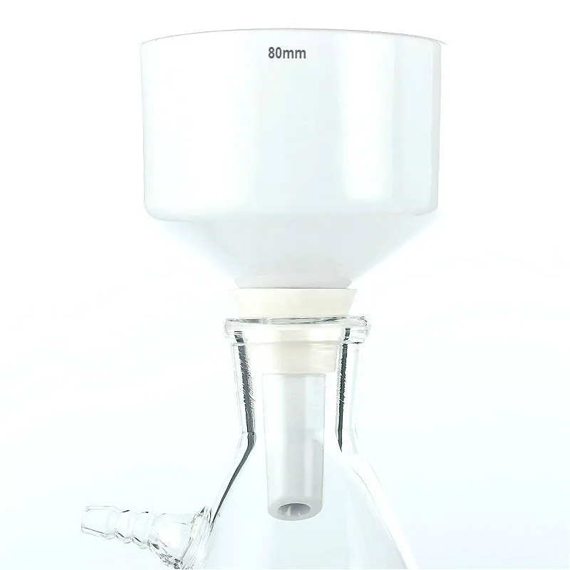 Фарфоровая Воронка бушнера 80 мм химия фотофильтр воронка керамика отрицательное