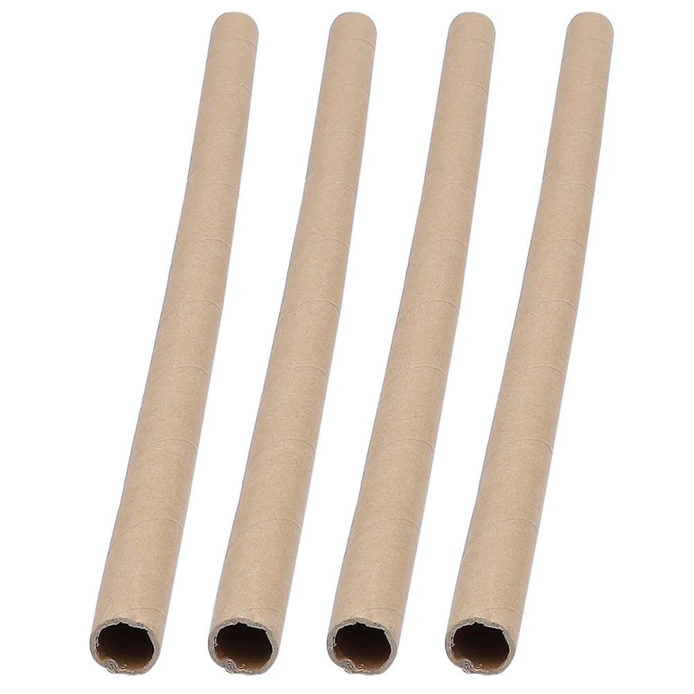 

4 Pcs Toilet Paper Carton Packaging DIY Crafts Cardboard Tubes Crafting Cylinder