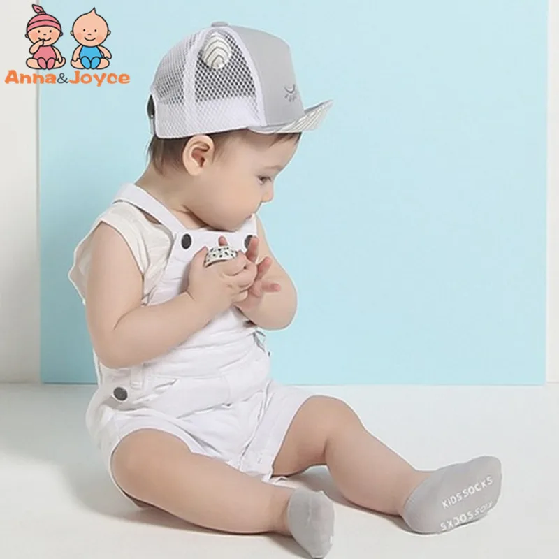 5pairs/lot Fashion Children's Invisible Boat Socks Baby Non Slip Cotton Sock for Girl and Boy hTWS0177 | Детская одежда и