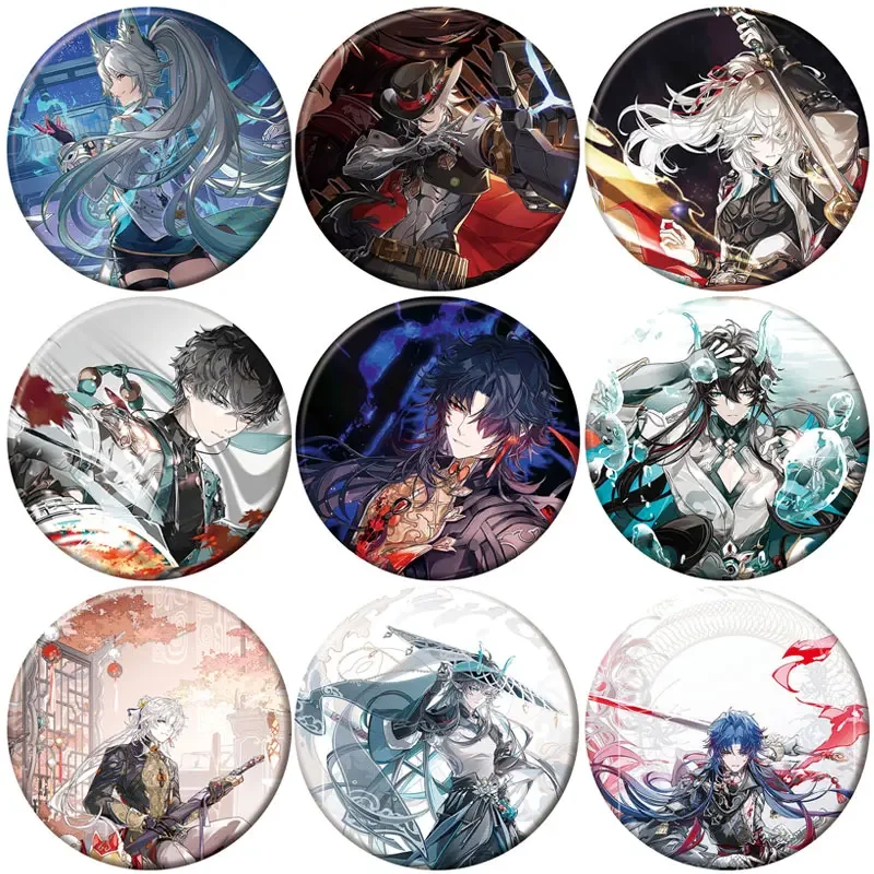 58 мм Honkai: Star Rail игровая кнопка булавка милый персонаж аниме брошь с героями