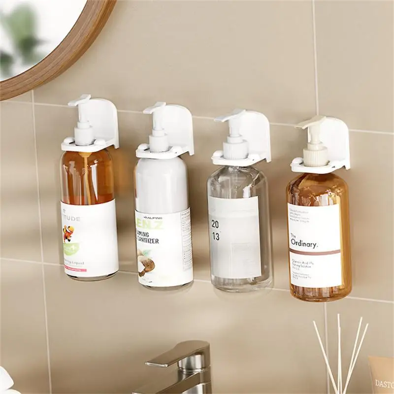 

Waterproof Shower Gel Shelf Creative Telescopic Adjusting Strong Self Adhesive Door Wall Shower Bottle Hooks Wall Mounted