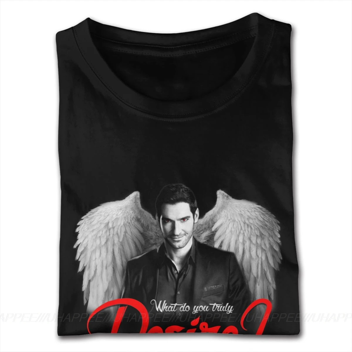 Мужская футболка с коротким рукавом круглым вырезом и принтом |