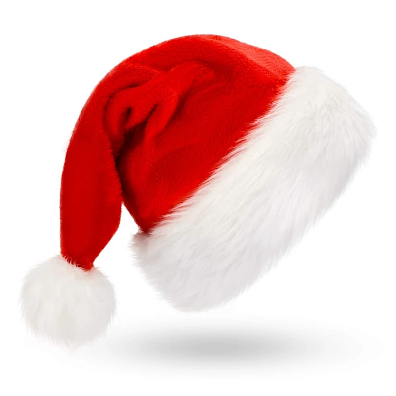 

5 шт. рождественские украшения, большая шерстяная шляпа, Рождественская шляпа для взрослых, рождественские украшения, шляпа