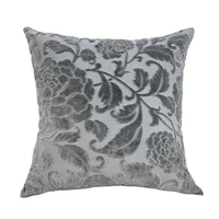 decorative luxury modern jacquard cutting velvet vintage cushion cover sofa throw pillowcase seat cushion cover home
