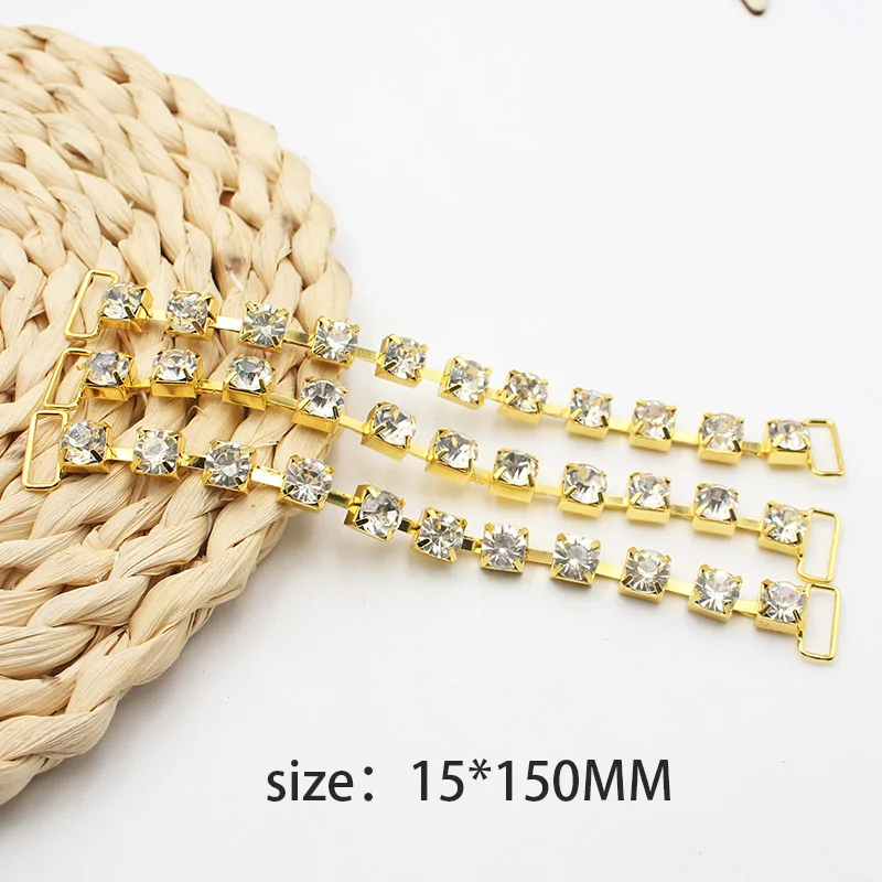 10 шт., прозрачные аксессуары для бикини, 15x150 мм