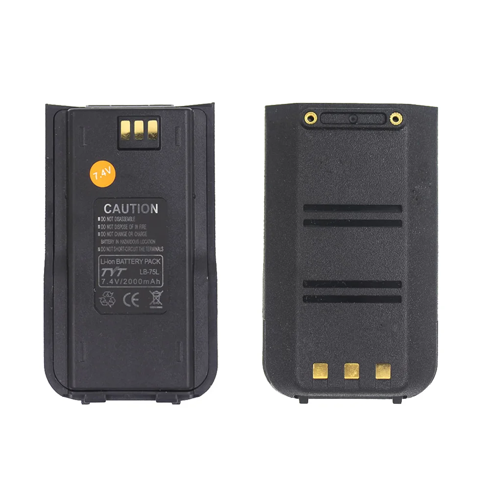 Оригинальный 7 4 V 2000mAh литий-ионный аккумулятор для TYT BT-MD380 MDUV380GPS DMR цифровое