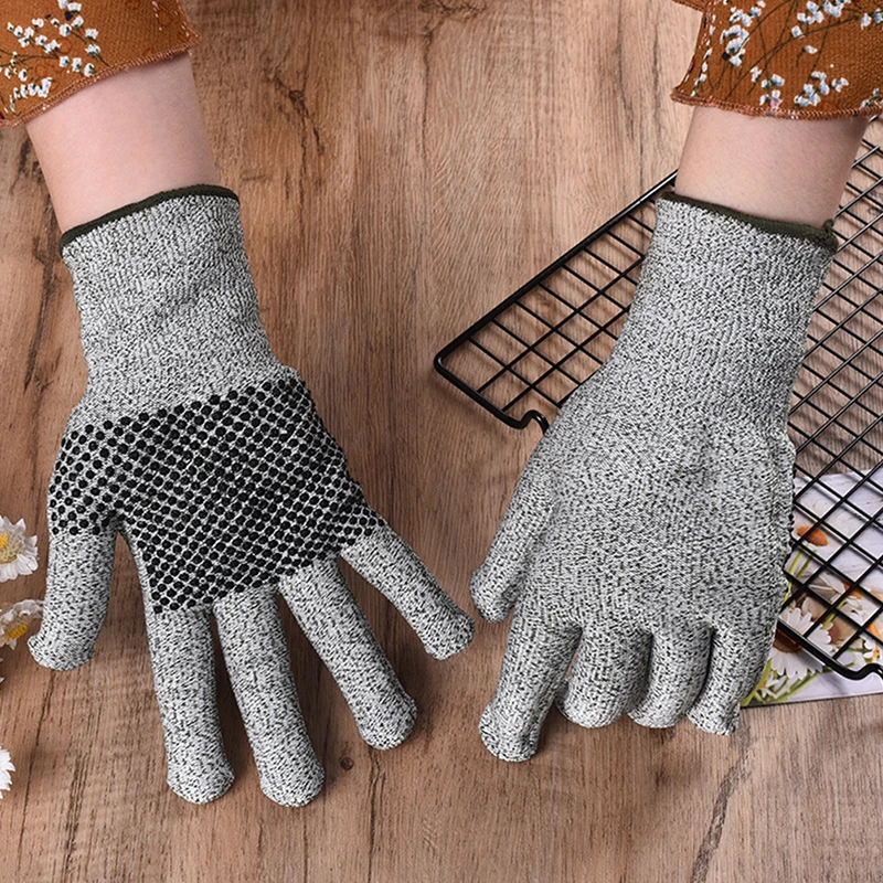 

High-strength Grade Level 5 Protection Safety Anti Cut Gloves Kitchen Cut Resistant Gloves For Fish Meat Cutting Safety Gloves