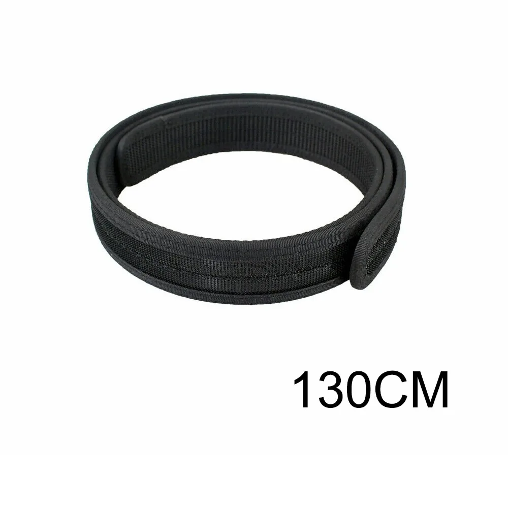 

1.5 Inch Nylon Waist Belt Closure Hook Lined 120cm/130cm For Combat Hunting Outdoor Sport Military Training Waist Belt