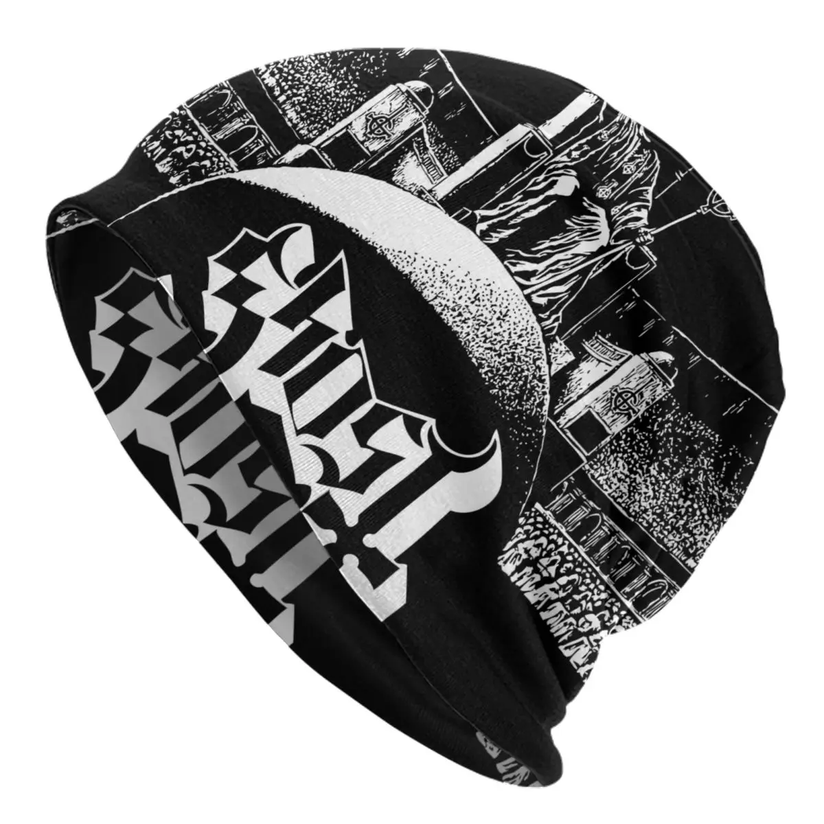 

Ghost BC Bonnet Homme Outdoor Thin Hat Skullies Beanies Caps For Men Women Creative Fabric Hats