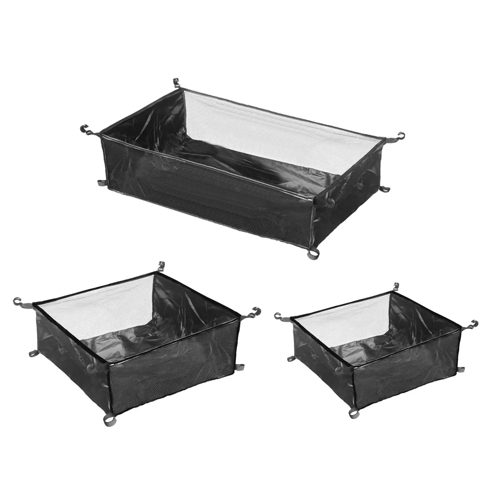 Большой портативный складной сетчатый чехол-органайзер для кемпингового стола