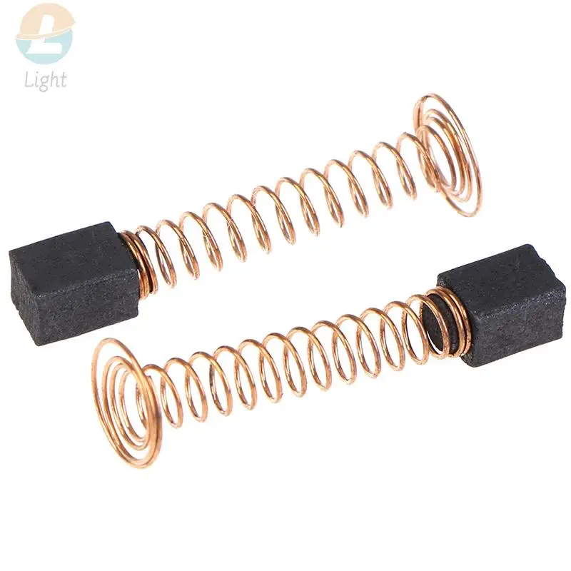 

2pcs Power Tool Carbon Brushes Electric Hammer Angle Grinder Graphite Brush Replacement For Motors Dremel Rotary Tool