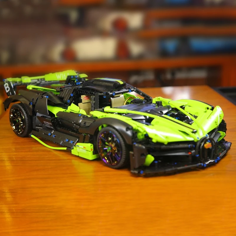 

K10211 высокотехнологичный суперкар, супергоночный спортивный автомобиль, модель автомобиля 1:8, 3588 шт., строительные блоки, кирпичи, игрушки, п...