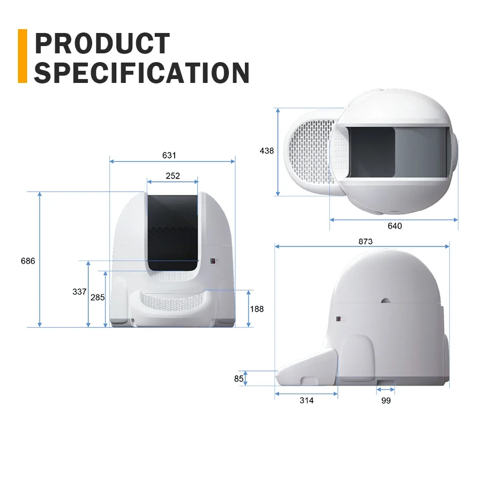 Автоматическая коробка для кошек Ltter Умная Электронная домашних животных с