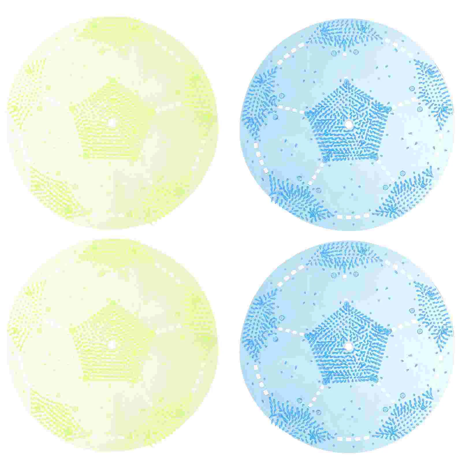 

4 Pcs Footballs Bathroom Urinal Mat Deodorant Men Toilet Screens Scented Deodorizer Man