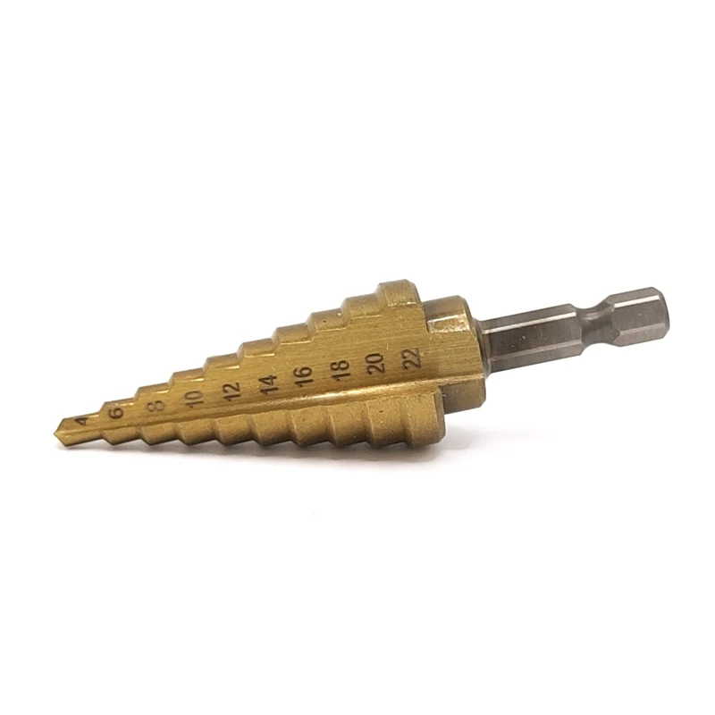 сверло ступенчатое сверла по металлу фреза Ступенчатое 4-12 мм 4-20 4-22 быстрорежущая