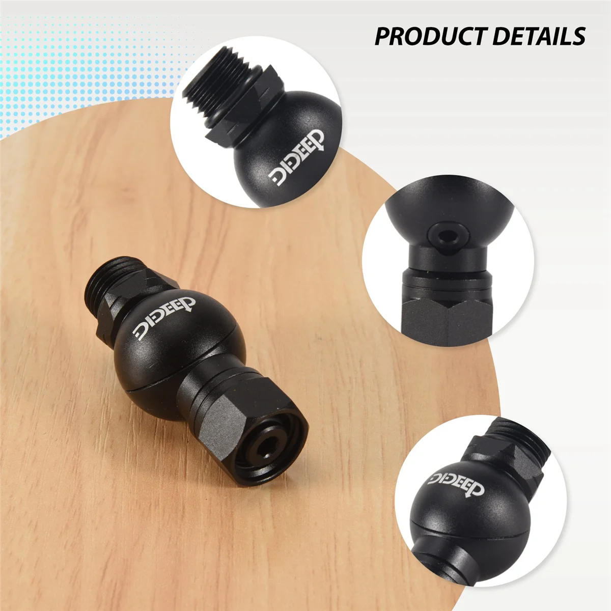 

DIDEEP Global Адаптер для шланга для дайвинга