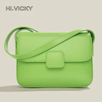 new summer pu leather chain shoulder bag brand design casual women purses handbag green clutch tote bags for women high quality