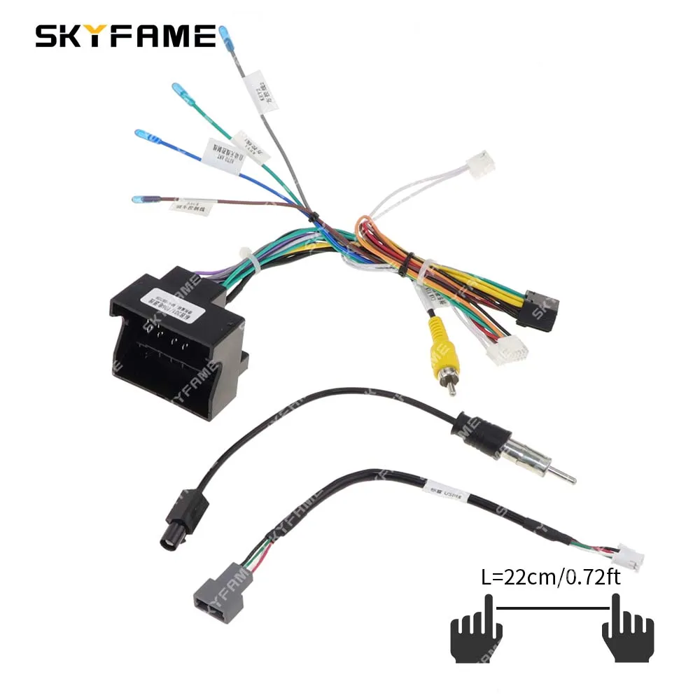 Фото Hiworld автомобильный жгут проводов адаптер Canbus Box декодер для Peugeot C4 C5 301 307 2008 3008 DS Citroen Elysee PAF1.21 №4