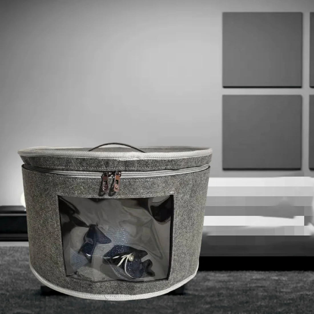 Органайзер для шляп круглые дорожные коробки складная сумка хранения с