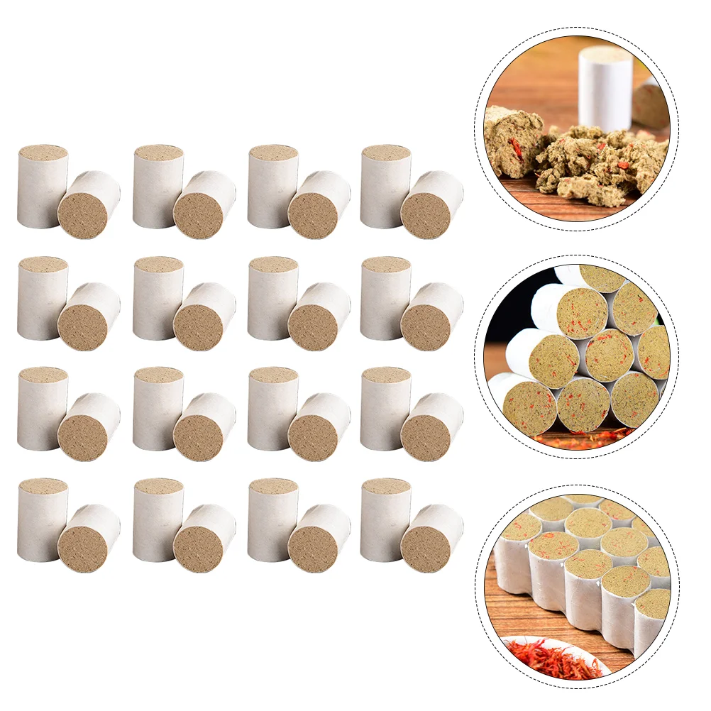 

54Pcs Natural Moxa Cone Moxa Rods Moxibustion Sticks Acupoint Therapy