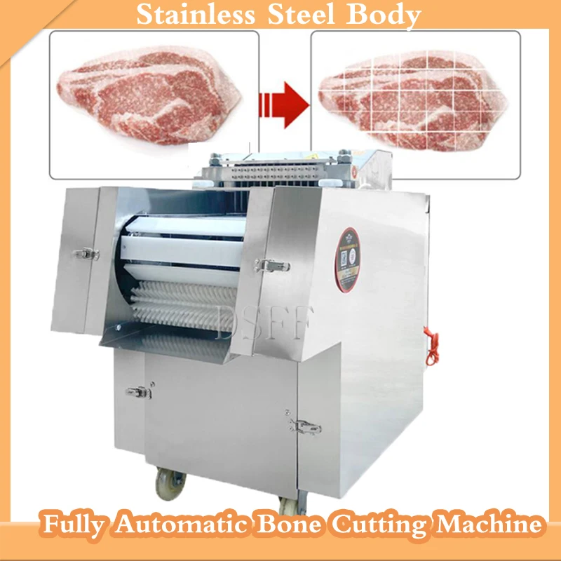 Коммерческая машина для резки рыбного стейка замороженного мяса настольная