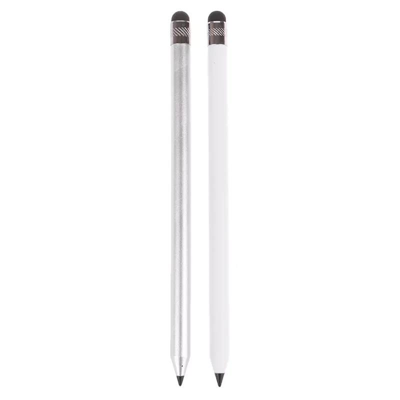 

16.2cm/6.38" Good Quality Dual Head Touch Screen Stylus Pencil Capacitive Capacitor Pen For Pad Phone