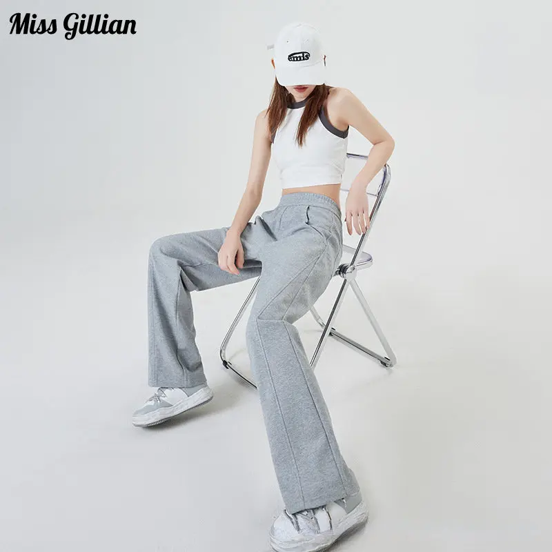 

Женские спортивные брюки в Корейском стиле, повседневные джоггеры, уличная одежда, однотонная универсальная женская одежда, базовые брюки, джоггеры, мода 2023
