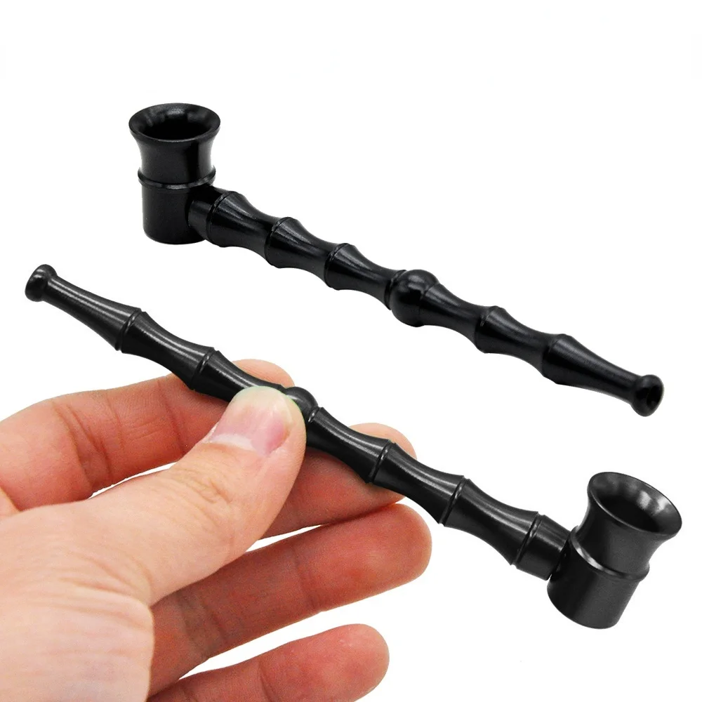 Бамбуковая форма Длинные табачные стебли металлические трубки портативная