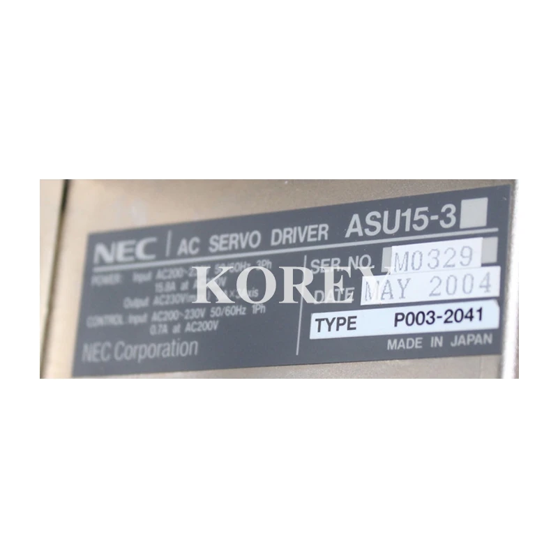 NEC Servo Driver ASU15-3 P003-2041 пожалуйста запрос |