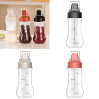 condiment squeeze bottles 350ml 5 hole ketchup mustard bottle transparent mayo honey dispenser sauces storage container