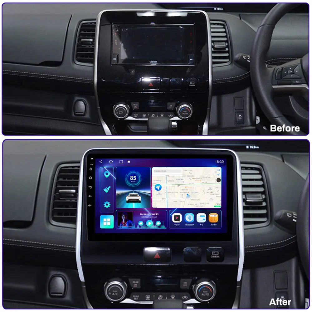 Автомагнитола JUSTNAVI QT10 мультимедийный видеоплеер 2DIN с GPS-Навигатором Serero Carplay 5 В C27