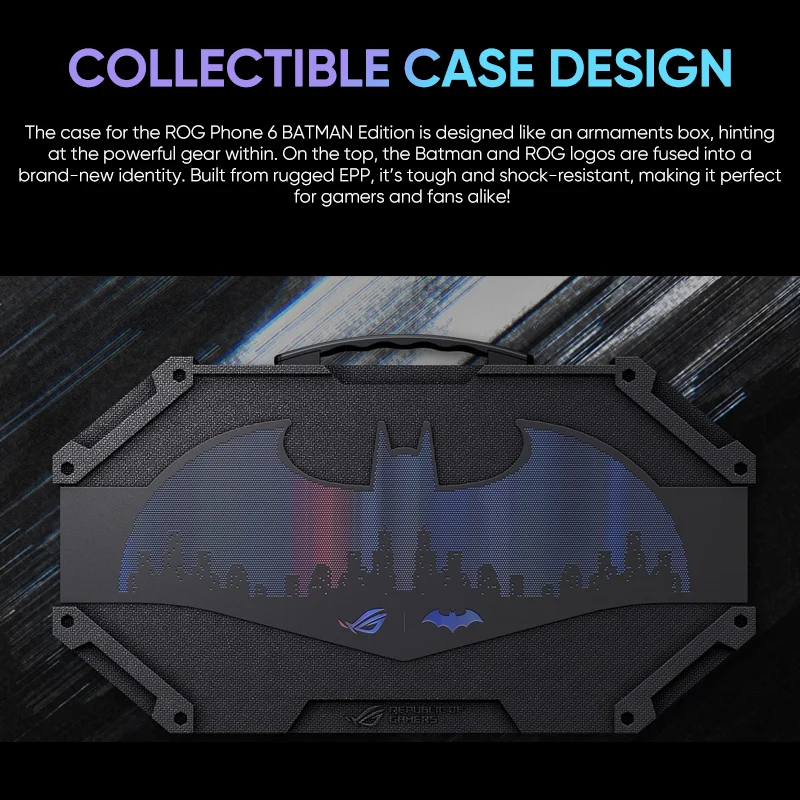 ASUS ROG Phone 6 BATMAN Limited Edition 5G Gaming Phone MediaTek Dimensity 9000+ 165Hz AMOLED Screen Mobile Phone