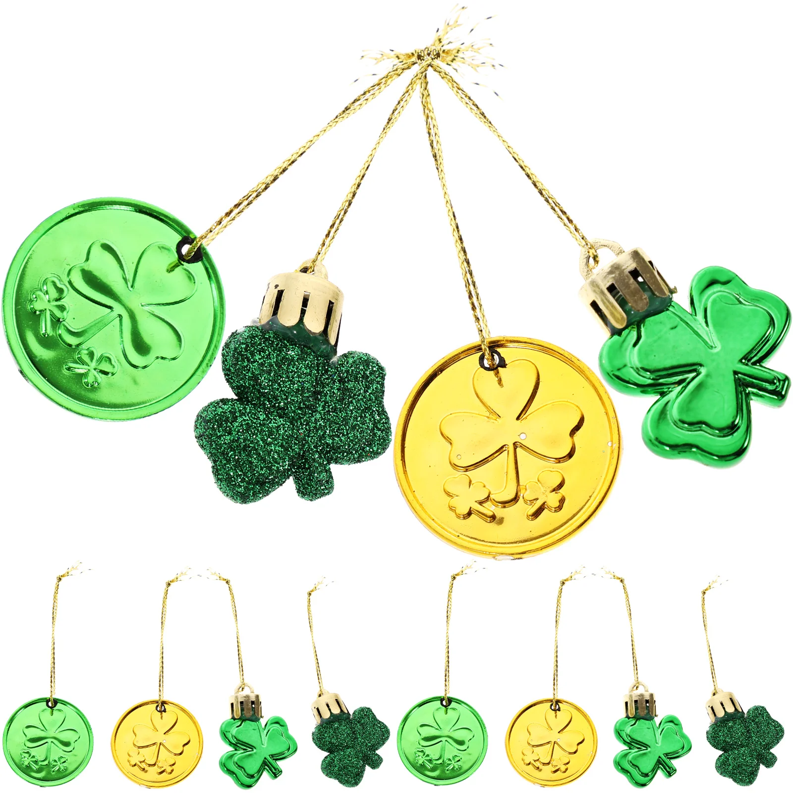 

Day S Patrick Pendant Charms Keychain Shamrock Decorations Tree St Patricks Hanging Ornament Leaf Four Ornaments Pendants Decors