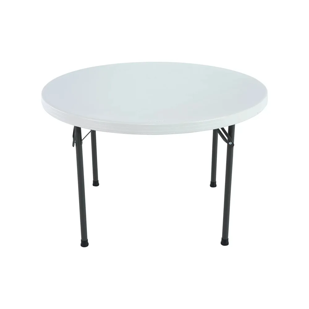 

46 дюймовый круглый коммерческий складной стол, белый 22960