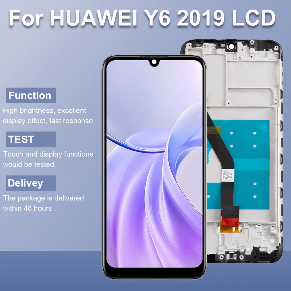 Y6 2019 6 09-дюймовый ЖК-экран в сборе для Huawei MRD-LX1F LX1 LX3 LX1N ЖК-дисплей с цифровым
