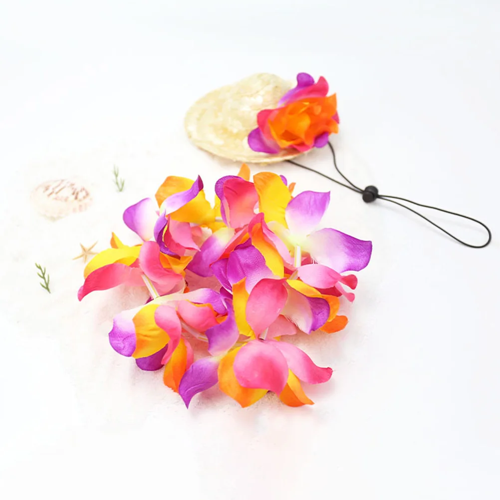 Гавайская соломенная шляпа рубашка реквизит для фотосессии одежда собак летний