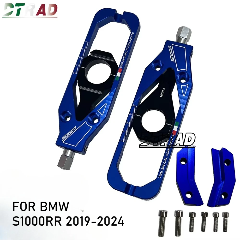 

Регуляторы цепи заготовки с ЧПУ, новые для BMW S1000RR 2009-2018/2019-2024, аксессуары для мотоциклов S1000 RR, блоки осей заднего колеса, логотип