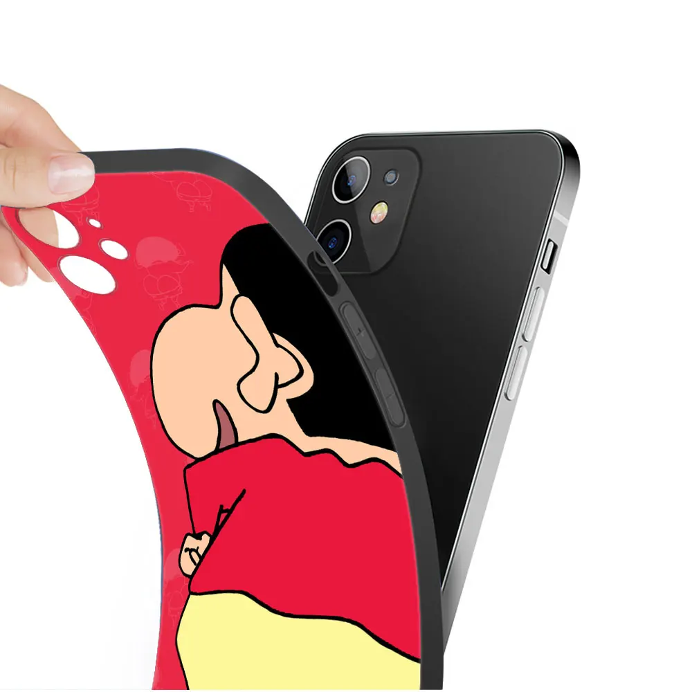 Модный чехол с рисунком для Xiaomi Mi 12 11 10T 11T Lite Pro 12X Note 5G 11Lite 9tpro 9T Crayon Shin-Chan Ass Black |