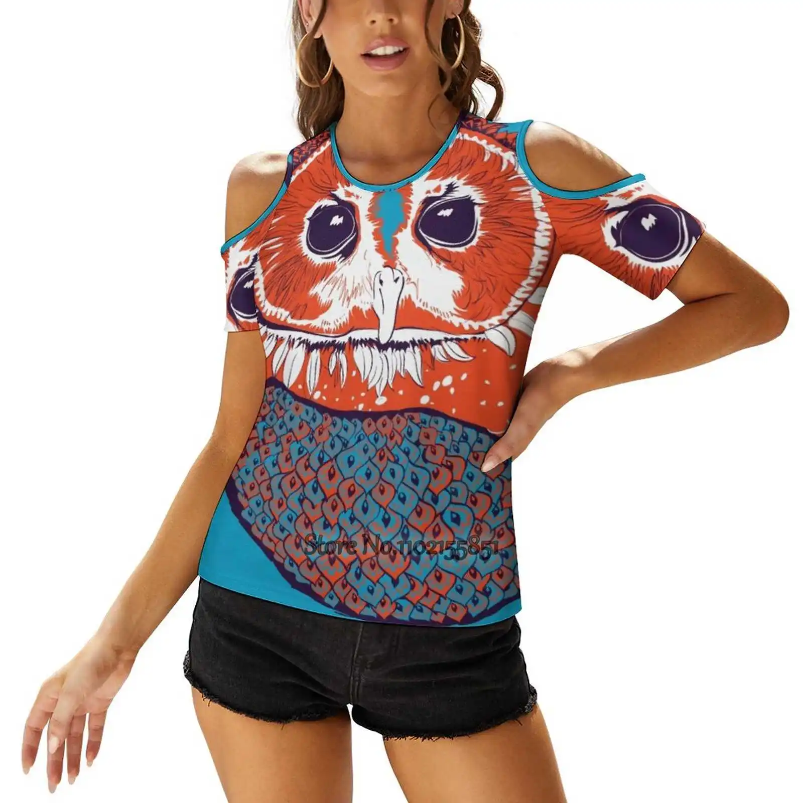 Женская футболка Hoo повседневные футболки с коротким рукавом женские свободные