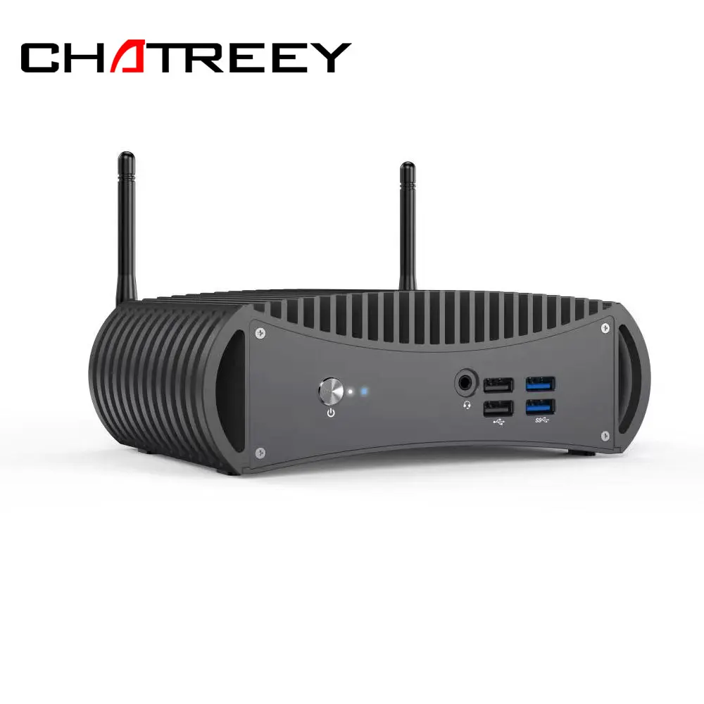 Мини-ПК Intel 11th Core i7 1165G7 i5 1135G7 без вентилятора FU01 игровой настольный компьютер 3x4K @ 60