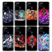 naruto 3d akatsuki uchiha phone case for realme c2 c3 c21 c25 c11 c12 c20 c35 oppo a53 a74 a16 a15 a54 a95 a93 a31 a52 a5s case