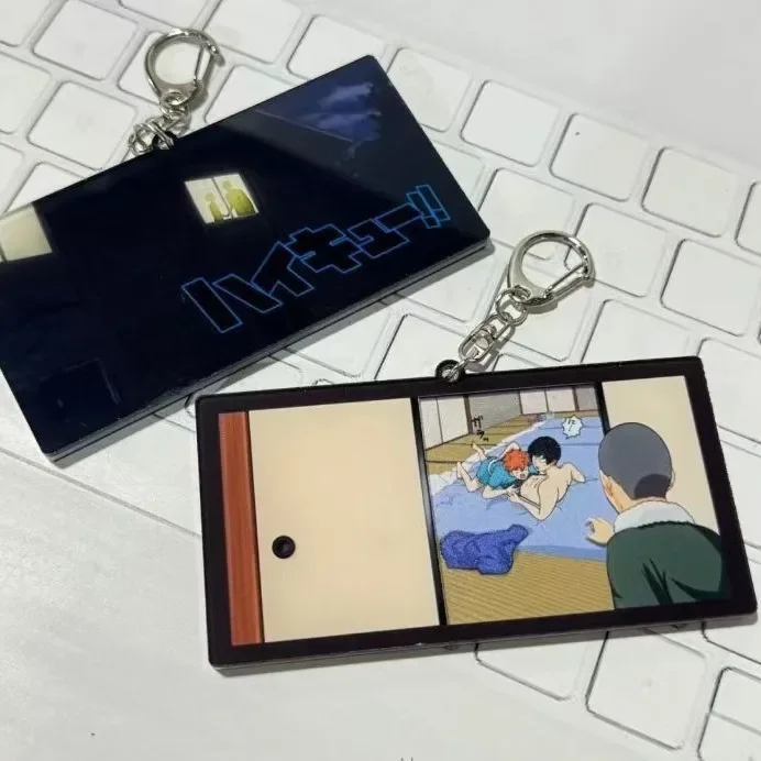 Haikyuu! Брелок Kawaii милый аниме открывающийся дверь серия брелок Школьный Рюкзак