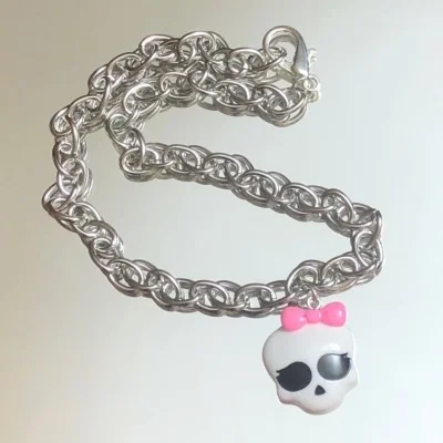 

Pendant Fine Heart Jewelry Fashion Hip Hop Necklace Punk Skull Jewelry For Men Women Party Club Gifts Skeleton Choker New Arriv