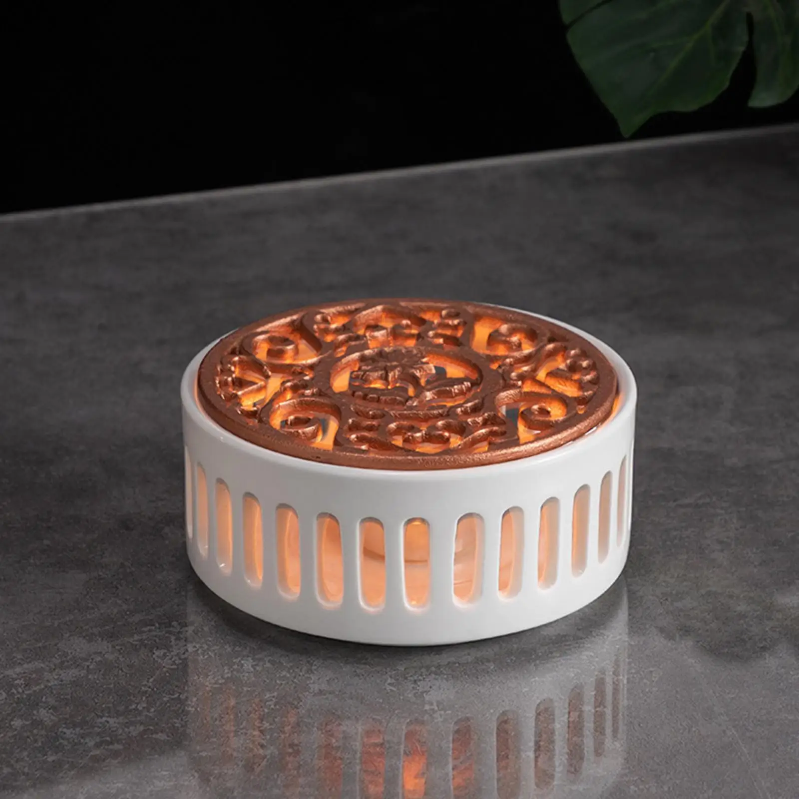 Углубление для подогрева чая свеча изоляция подставка домашнего заварника