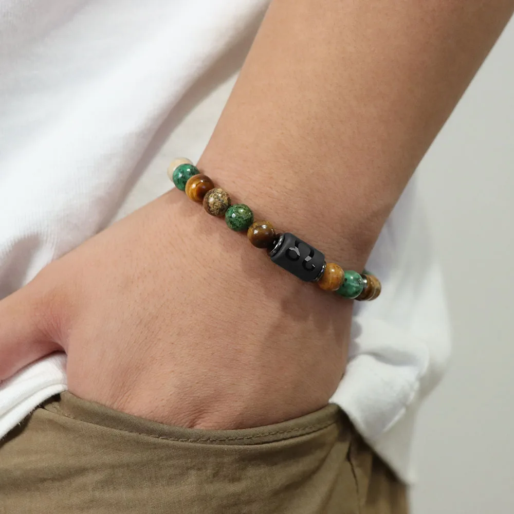 Рак 12 браслеты-подвески из камня созвездия натуральный камень тигровый глаз