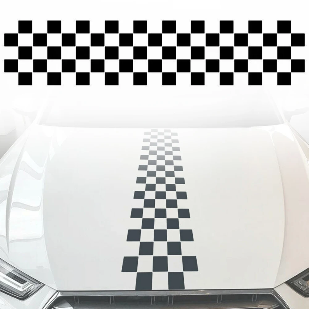 

Universal Car PVC Sticker Racing Hood Stripes Decal Vinyl Sun-proof Stickers Waterproof Exterior Accessories