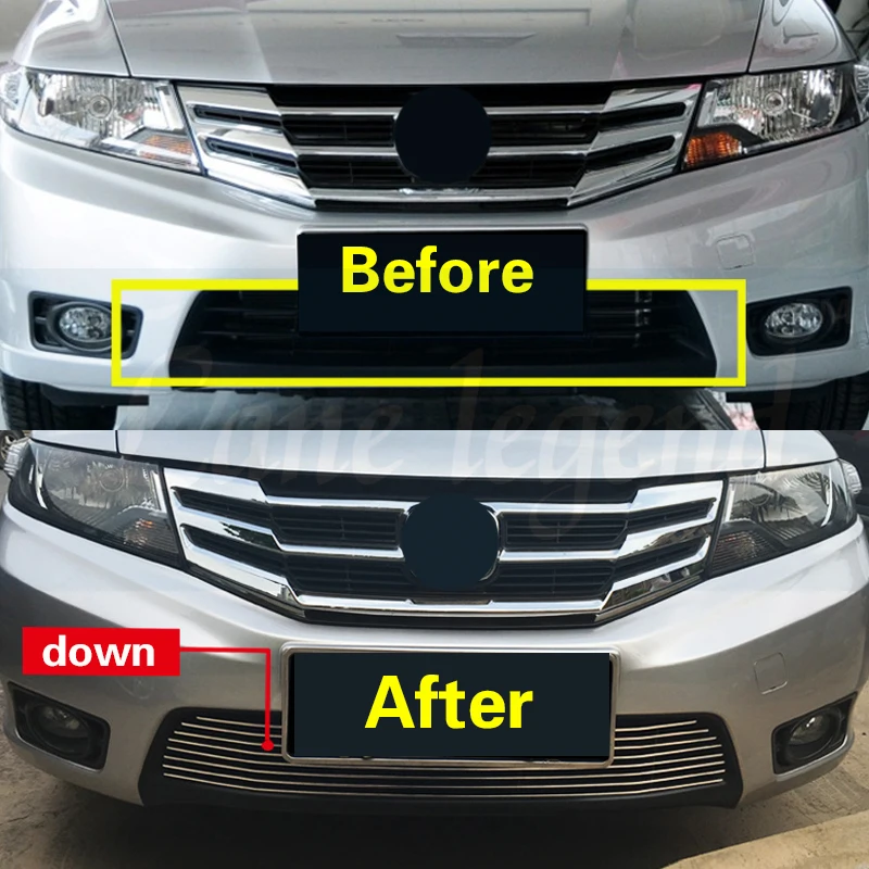 Чехол для переднего бампера Honda City 2012 2013 2014