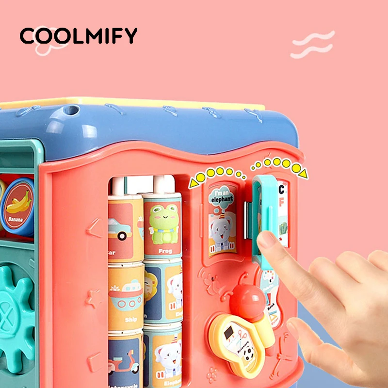 Baby Music Toys Activity Cube Musical Box toy Toddler Shape Sorter Game Toy Beads Infant Educational For Kids | Игрушки и хобби