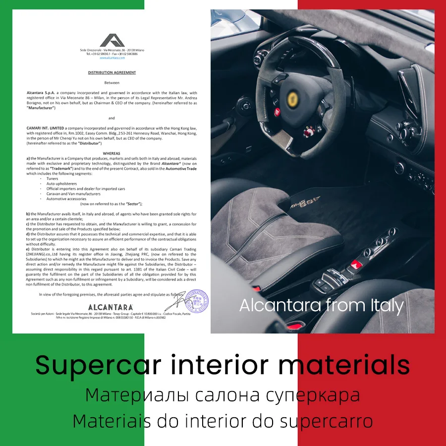 ALCANTARA Case for Xiaomi Mi 11 Ultra 5G Luxury Supercar Interior Same Artificial Leather Business Phone Cover