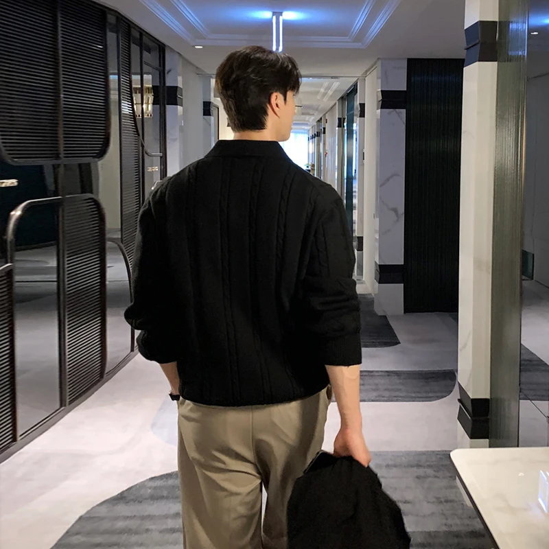 Зимний Теплый женский свитер Bishe в Корейском стиле Красивый пуловер с узором виде